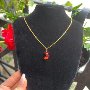 Multicolor Shell Stone Necklace